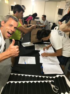 Registration day at the HQ of the Pan American Championships