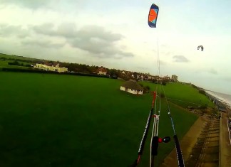 Volando a ras de sueloStreet kiter