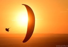 Atardecer eclipsado por la Swing Nyos