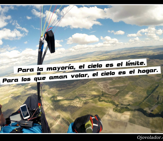 Para la mayoría el cielo es el límite. Para los que amamos volar, el cielo es el hogar.For most the sky is the limit. For those who love to fly, the sky is home.