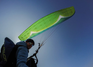 GIN Fuse, Parapente biplaza EN B, primer contacto. vuelo de pruebas con el biplaza de Gin