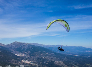 Swing Nyos en el Open Tres Provincias El Nyos volando durante el Open Tres Provincias