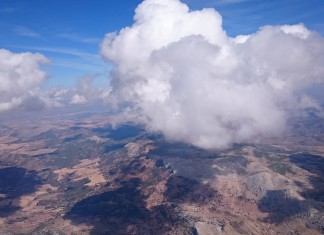 Triángulo otoñal de 110km en parapente, en Algodonales
