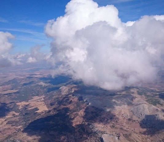 Triángulo otoñal de 110km en parapente, en Algodonales