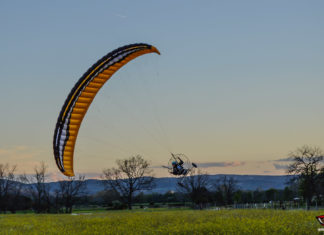 GIN Pegasus, paramotor afternoon flight
