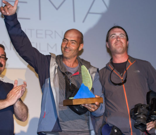 Andy Hediger premiado por su biopic deja también sus huellas en FIA El Yelmo Andy Hediger