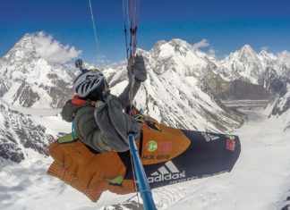 Antoine Girard bate récord de altitud de parapente: ¡8157m! Antoine Girard
