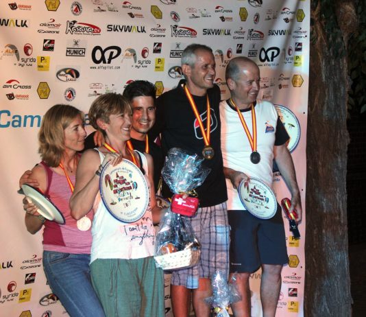 Premiación Campeonato de España de parapente Pedro Bernardo 2017