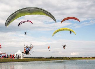 Wojciech Bogdal wins Paramotor competition of World Games Paramotor at World Games. Photo: Paweł Kozarzewski
