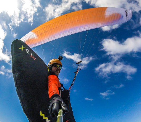 Primer contacto con Parapente Flow XCRacer