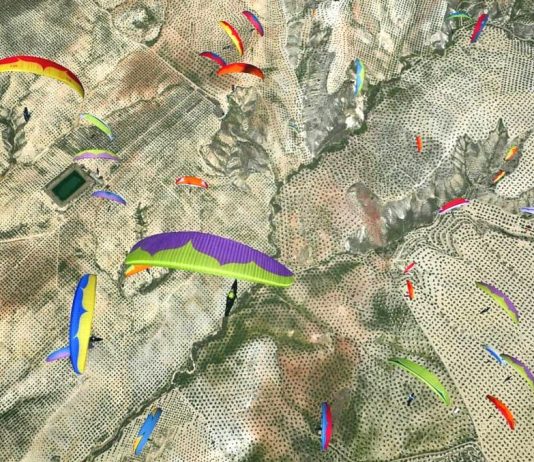 108 km en 3ª manga del Campeonato de España de Parapente Campeonato de España de Parapente 2018 manga 3. Foto: Ernesto Hinestroza / Instagram