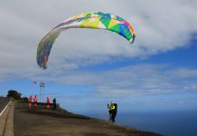 Técnica: Inflado con viento en ladera cortada