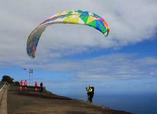Técnica: Inflado con viento en ladera cortada
