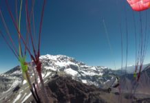 Paragliding from Aconcagua, 7000m: “Our objective was to have fun in the descent!”