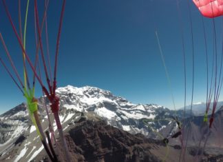Parapente desde el Aconcagua, 7000m: “¡Nuestro objetivo era divertirnos en el descenso!”