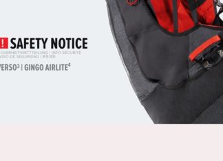 Safety notice for GIN Verso 3 and Gingo Airlite 4 harnesses