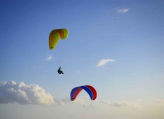 Dena, the new A+ paraglider by UP Dena EN A+ & Lhotse mid EN B Portrait