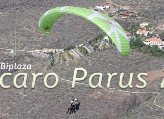Vídeo: Probando el nuevo parapente biplaza ligero Parus 2 de Icaro