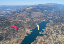 Team Librizi liderando el Campeonato de España/Open de parapente biplaza Roberto y Lorenzo Librizi