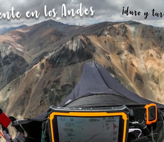 Parapente en los Andes y el sorete del Cóndor
