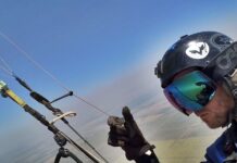 382 km en Argentina: Federico Rodríguez bate récord nacional en parapente