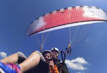 Rubi 3, probando el parapente biplaza de Windtech