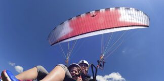 Testing Wintech´s Rubi 3 tandem paraglider.