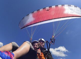 Testing Wintech´s Rubi 3 tandem paraglider.
