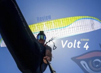 Review: Parapente Volt 4 de Air Design, EN C de dos bandas