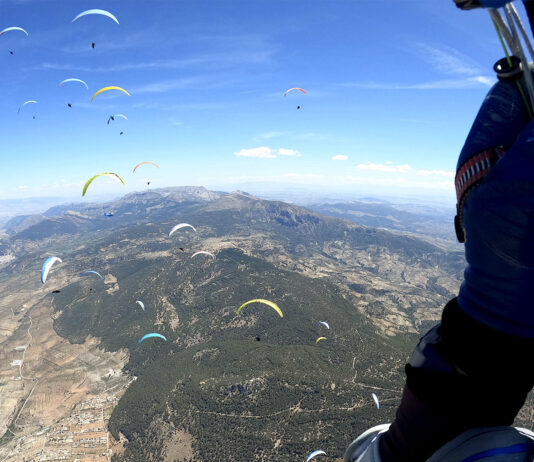 Pegalajar aprueba con sobresaliente para Europeo de Parapente 2024