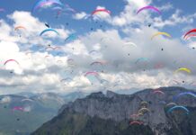 Maxime Pinot leads France to victory at Paragliding Worlds Paragliding Worlds. Photo: Jean Mi Ara / Facebook