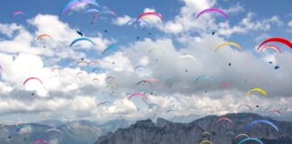 Maxime Pinot leads France to victory at Paragliding Worlds Paragliding Worlds. Photo: Jean Mi Ara / Facebook