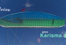 Probando el parapente APCO Karisma 2