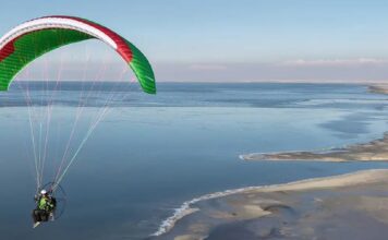Paramotor paraglider Vantage 4: GIN promises adventure performance with its new intermediate model