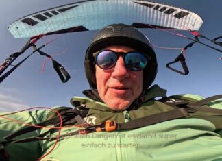 Profly Leelo-X el primer parapente EN-B de dos líneas Profly Leeloo X, el primer parapente B de dos bandas.