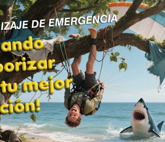 Parapente: Los arboles han salvado más vidas que los paracaidas.