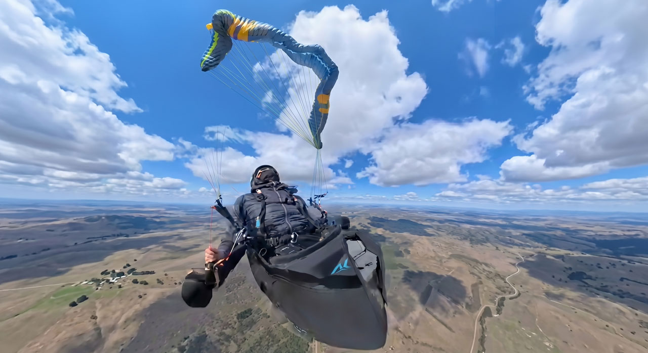 Pilotaje activo en parapente