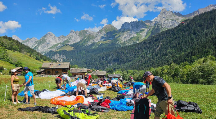 La SRS Le Grand-Bornand, corona a Baptiste Lambert volando una EN-C baja SRS Le Grand Bornand