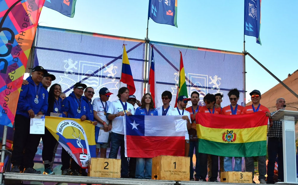 Panamericano Parapente Precision - Podium por equipos