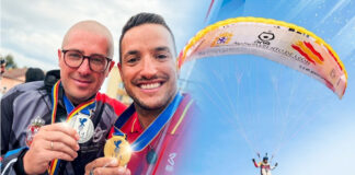Moncho, campeón de Europa de parapente de precisión tras un tenso desempate con Ivan Pavlov Moncho, campeón de Europa de parapente de precisión