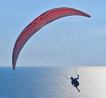Level Wings Fuze · Test Log #1: becoming a beginner again on my first parakite flight 2 Level Wings Fuze ridge soaring