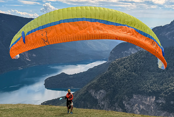 Inflado con el UP Paragliders Cerro